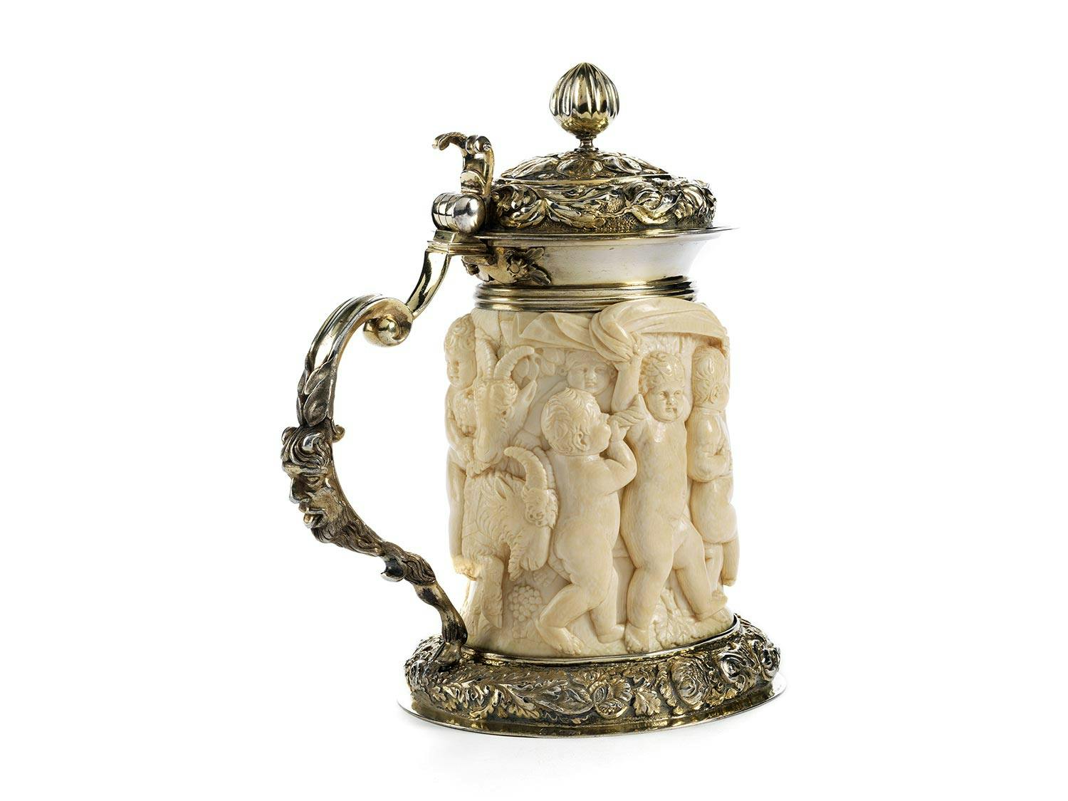 Detailabbildung: Humpen mit Kinderbacchanal