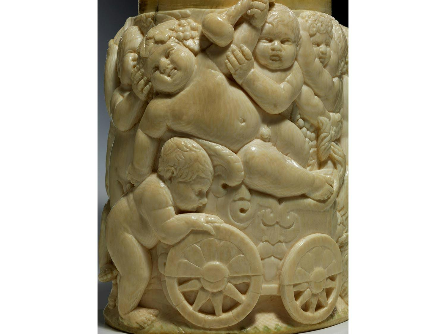 Detailabbildung: Humpen mit Kinderbacchanal