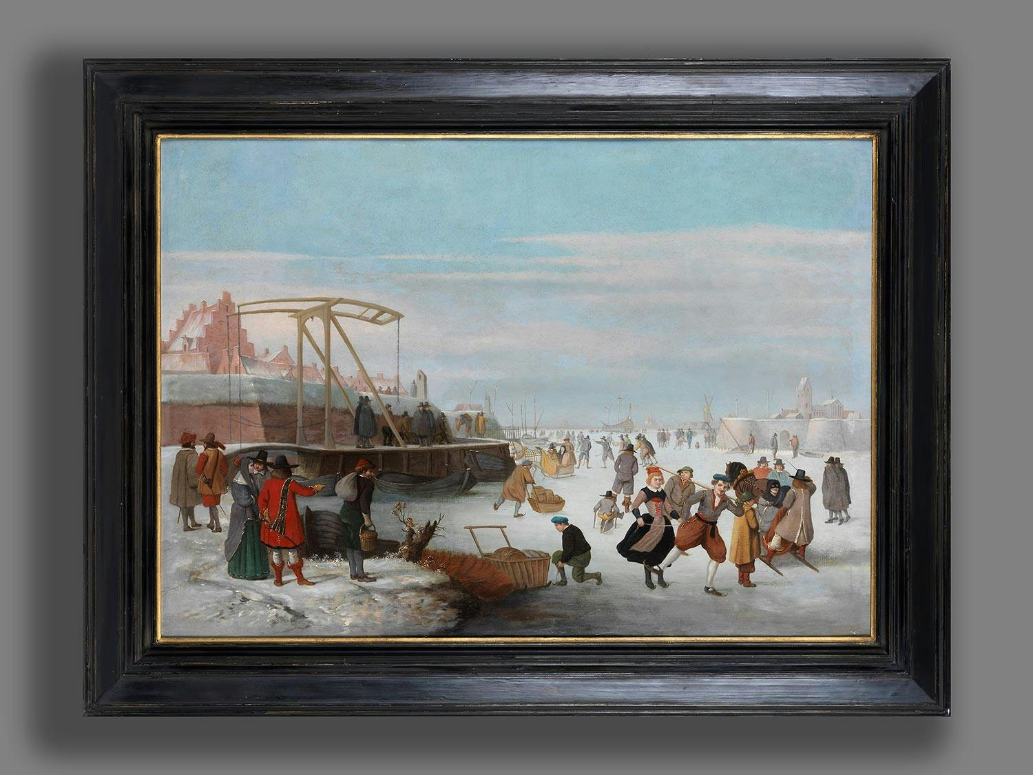 Detailabbildung: Barent Avercamp, 1612 Kampen – 1679 ebenda, Nachfolge des