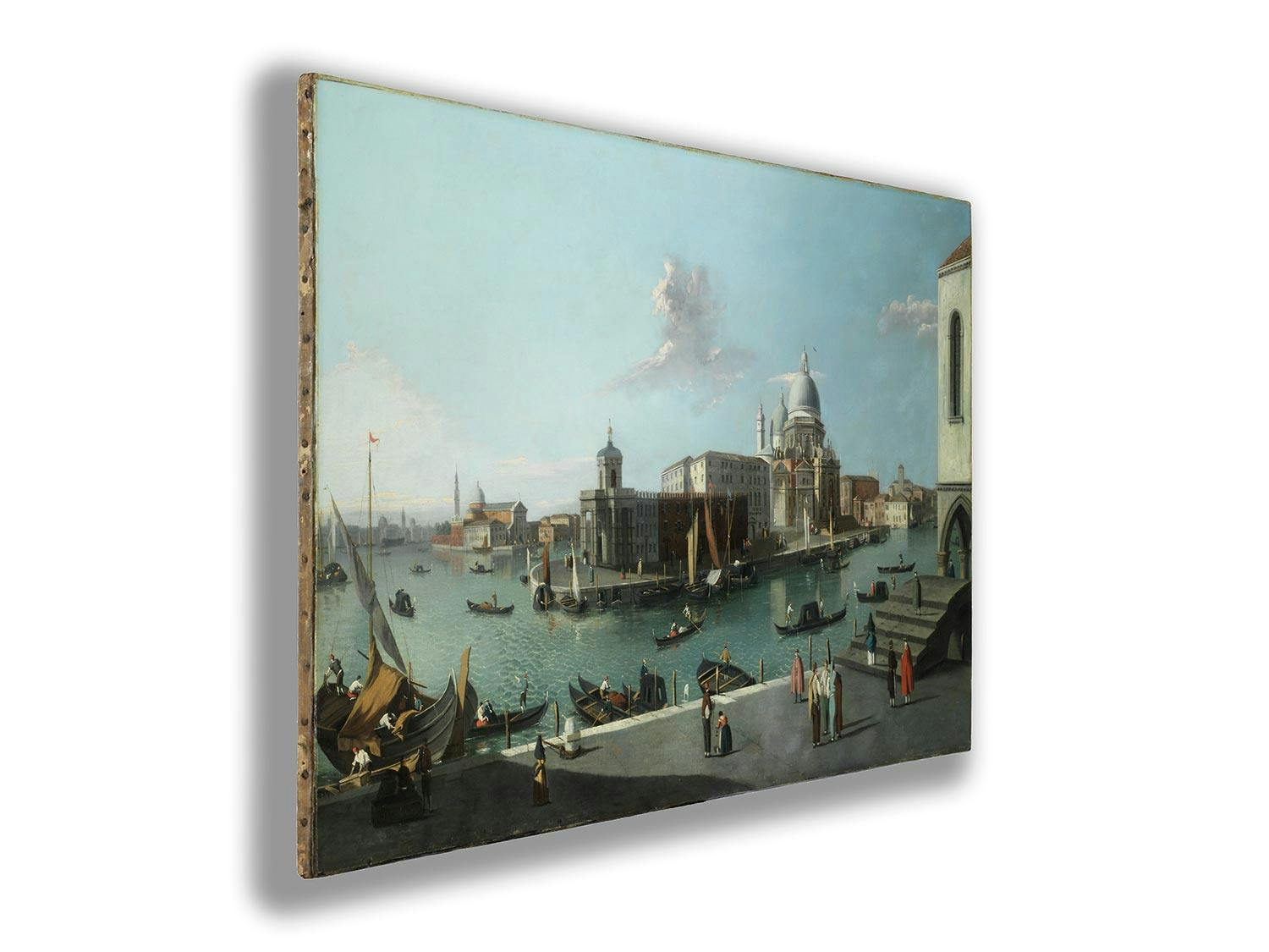 Detailabbildung: Giovanni Antonio Canal, genannt „Canaletto“, 1697 Venedig – 1768 ebenda, zug.