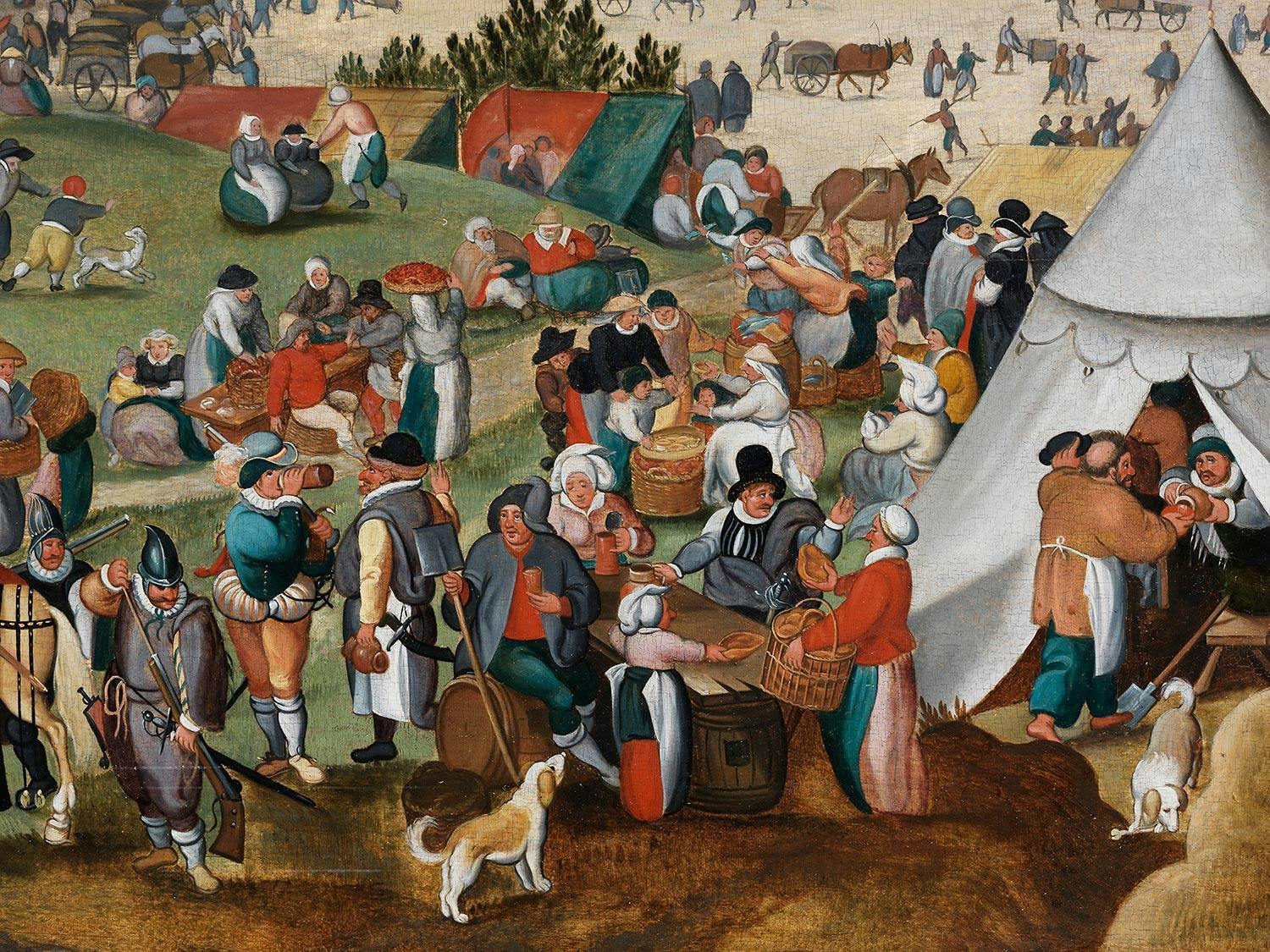 Detailabbildung: Marten van Cleve d. Ä., 1527 Antwerpen – 1581 ebenda, zug.