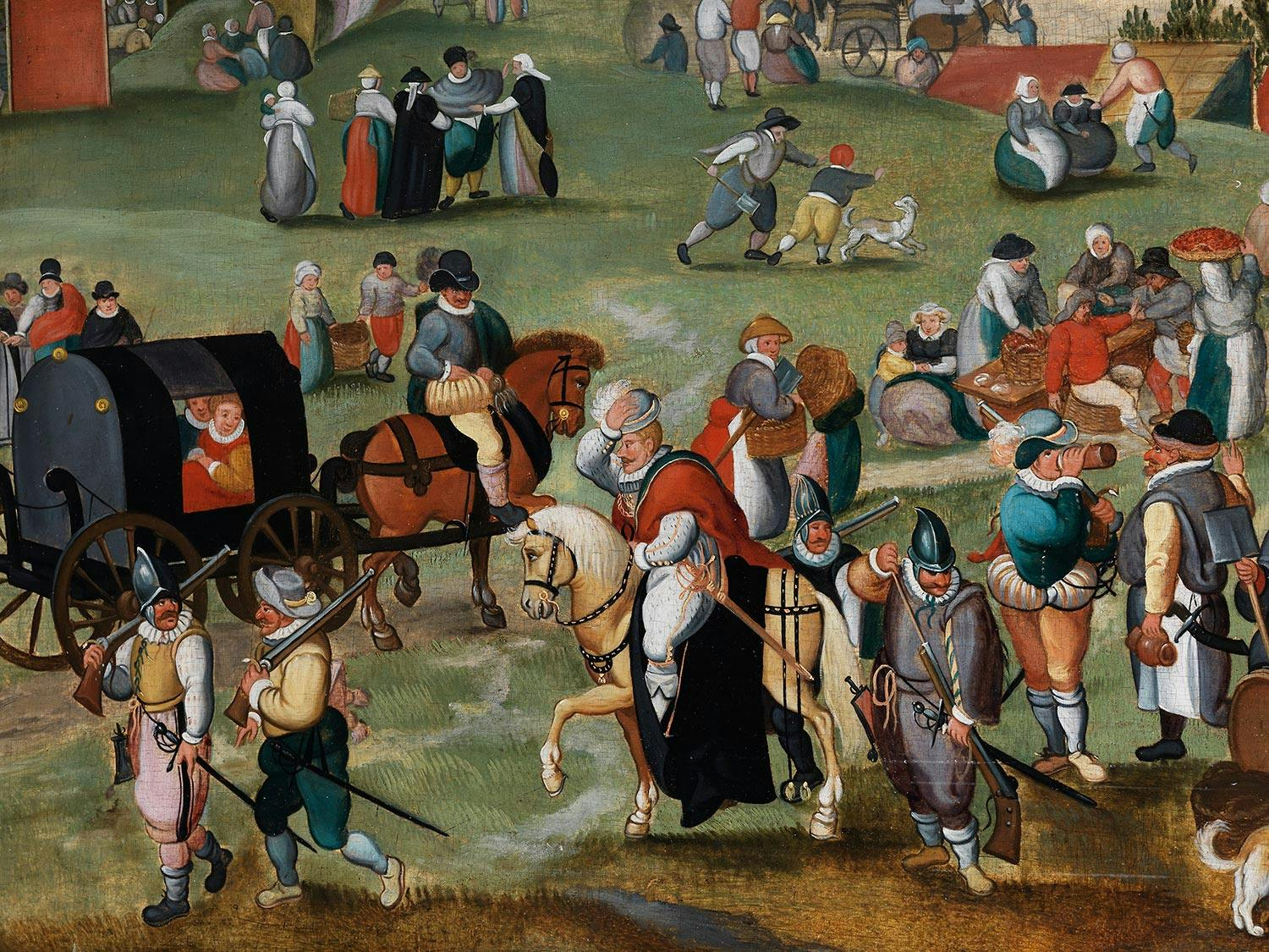 Detailabbildung: Marten van Cleve d. Ä., 1527 Antwerpen – 1581 ebenda, zug.