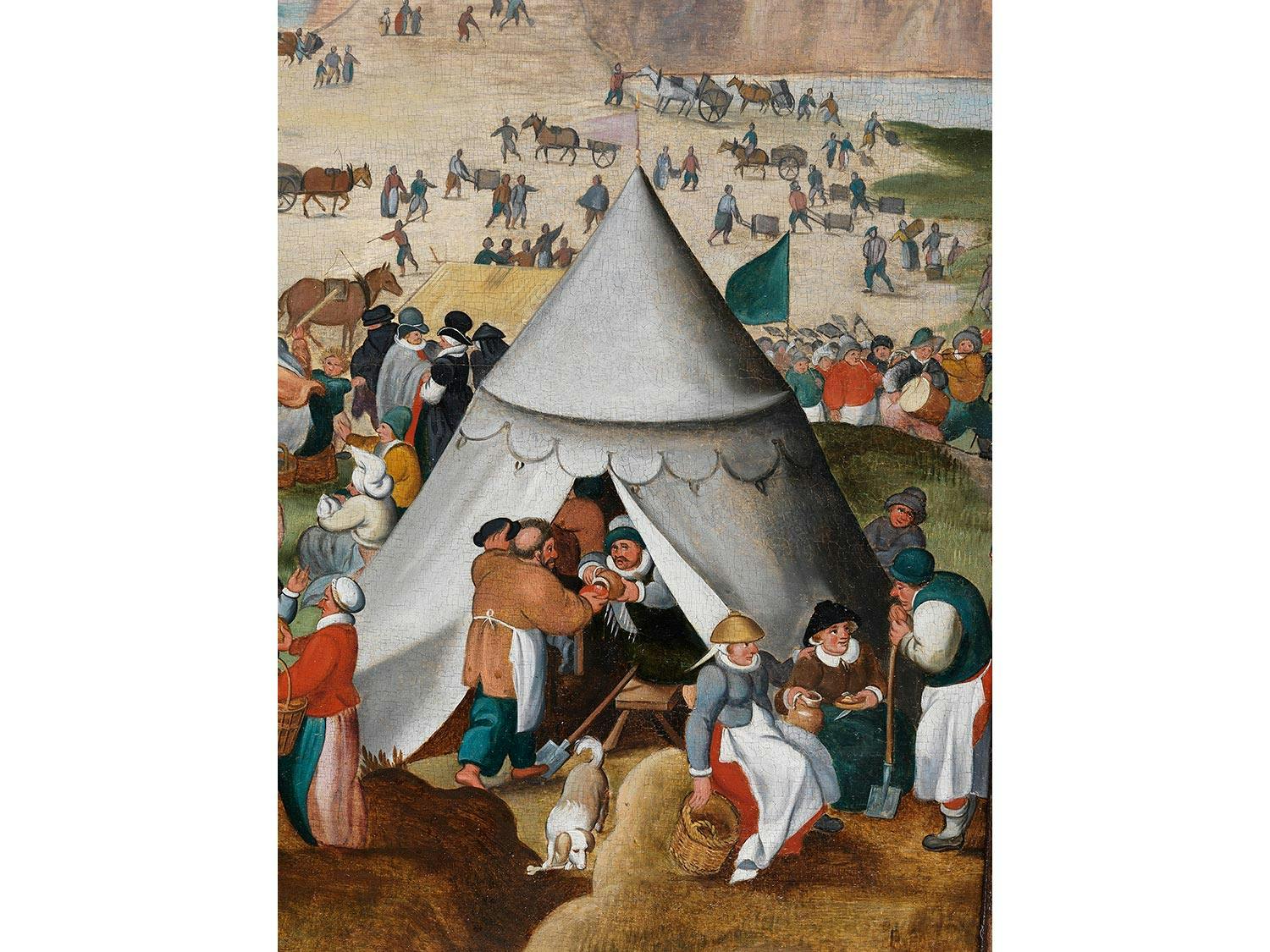 Detailabbildung: Marten van Cleve d. Ä., 1527 Antwerpen – 1581 ebenda, zug.