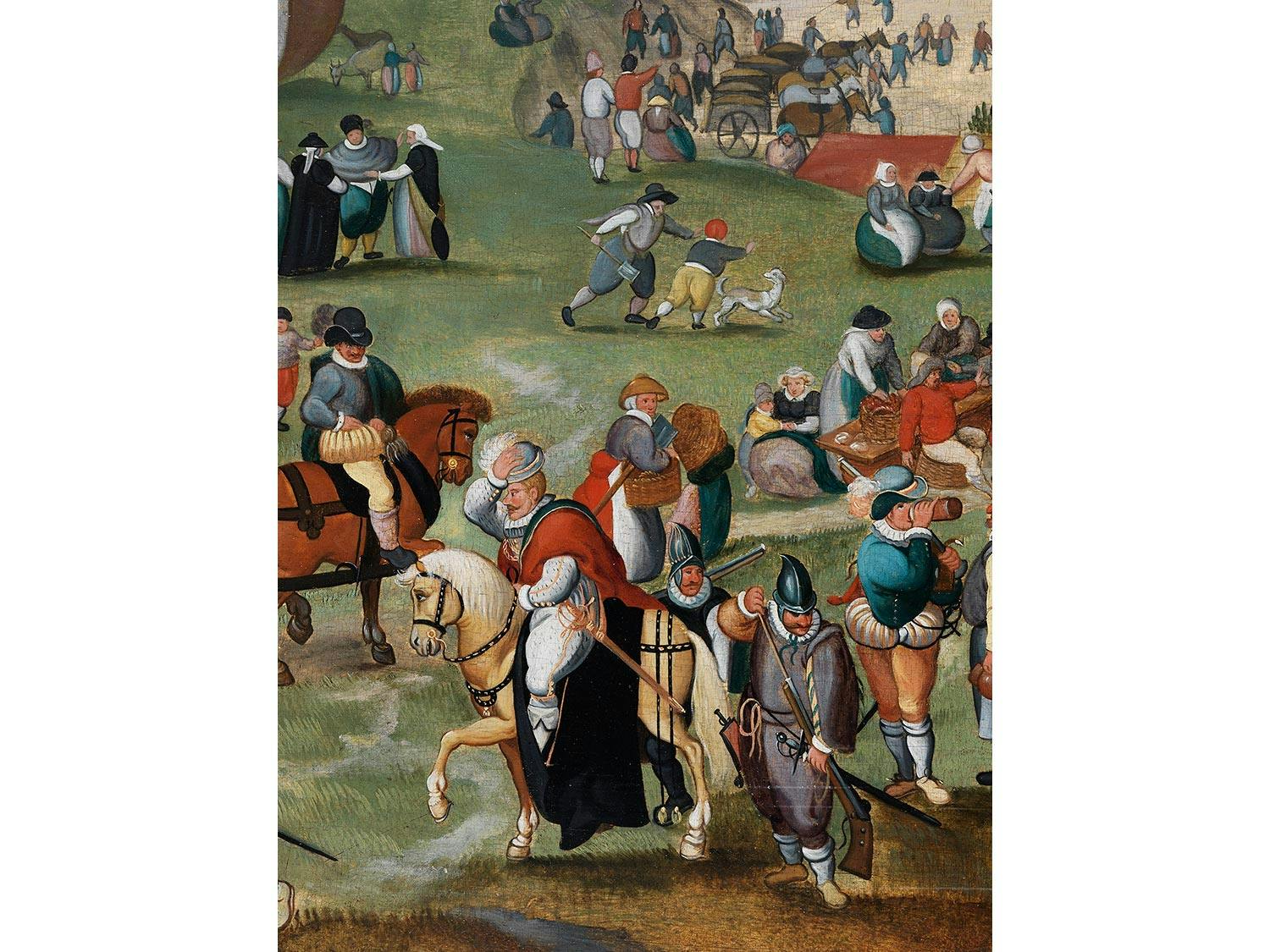 Detailabbildung: Marten van Cleve d. Ä., 1527 Antwerpen – 1581 ebenda, zug.