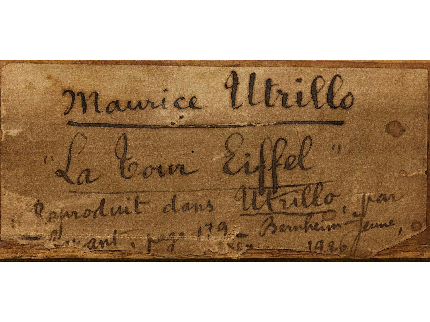 Detailabbildung: Maurice Utrillo, 1883 Paris – 1955 Dax