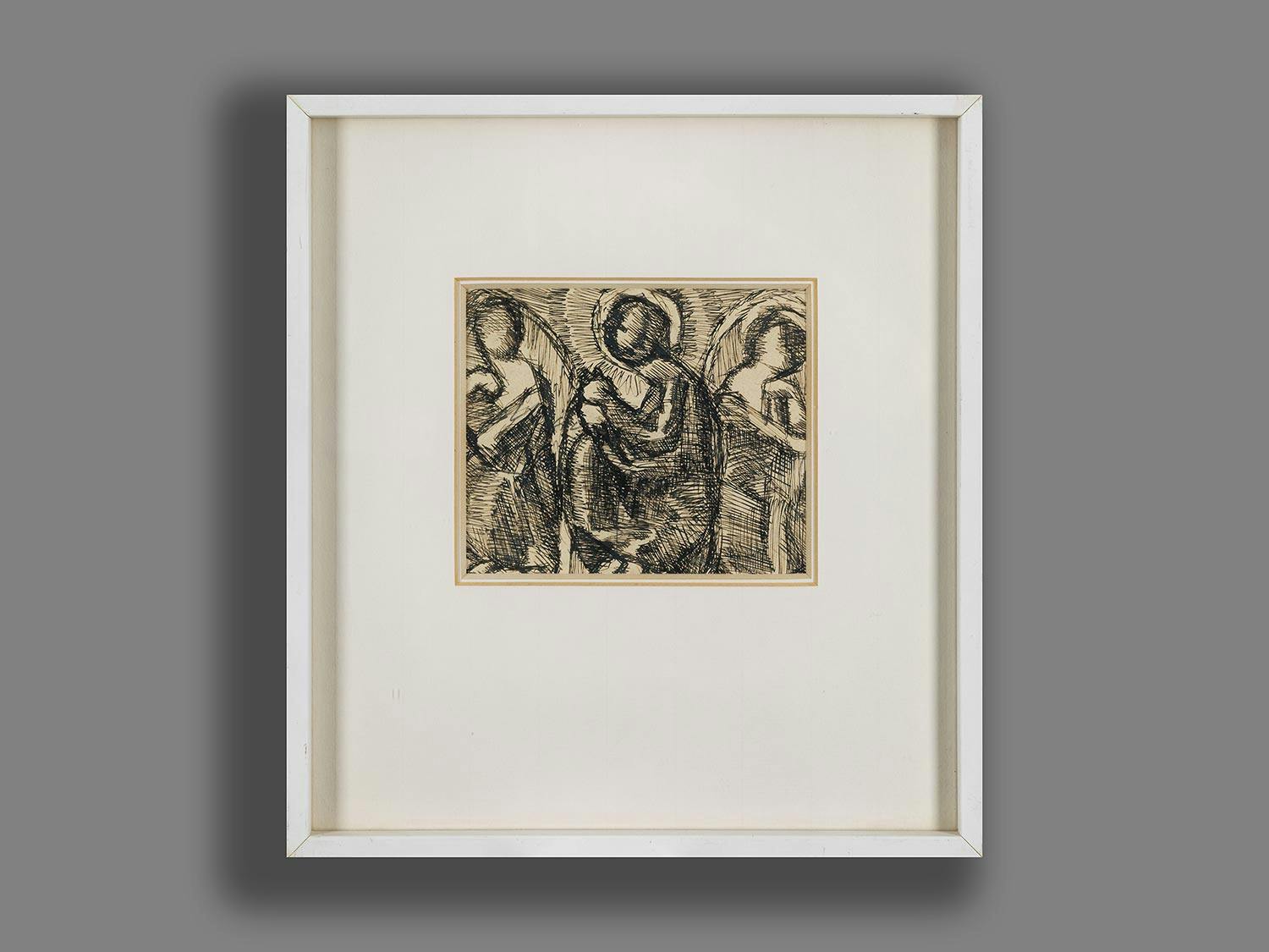 Detailabbildung: Louis Soutter, 1871 Morges/ Schweiz – 1942 Ballaigues/ Schweiz, zug.