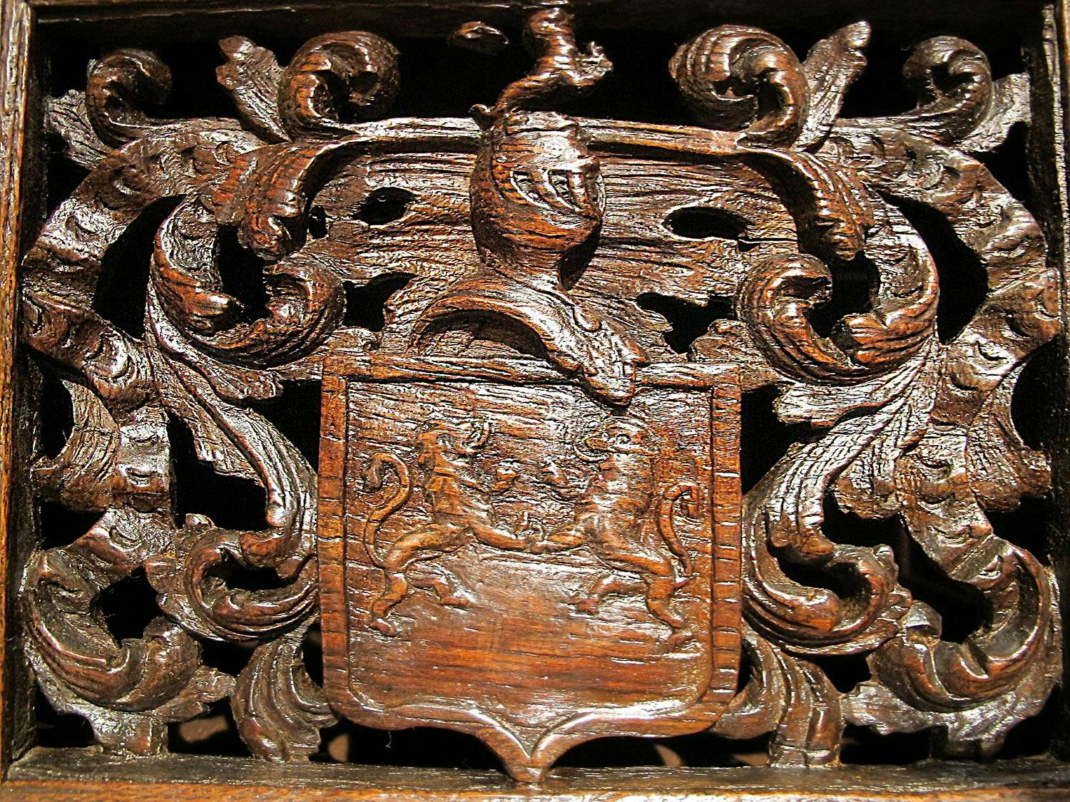 Detailabbildung: Barocker Kabinettschrank
