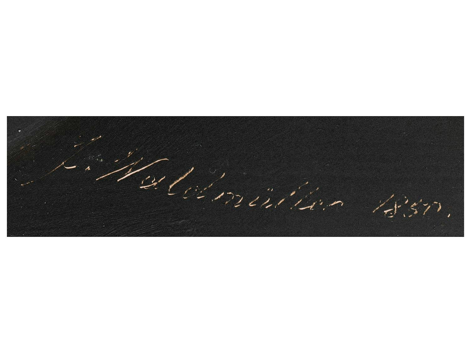 Detailabbildung: Ferdinand Georg Waldmüller, 1793 Wien – 1865 Helmstreitmühle
