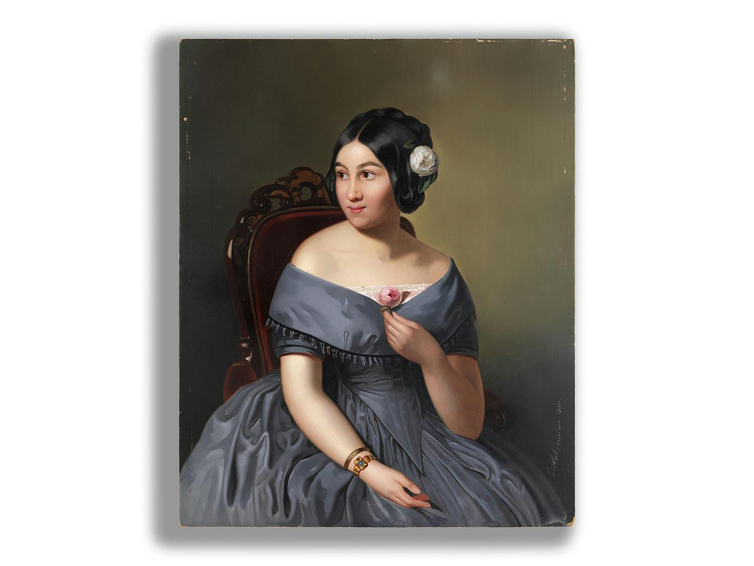 Detailabbildung: Ferdinand Georg Waldmüller, 1793 Wien – 1865 Helmstreitmühle