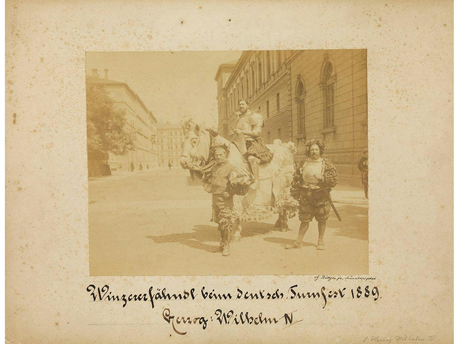 Detailabbildung: Vier Münchener Originalfotografien von Georg Böttger (1821 – 1901)