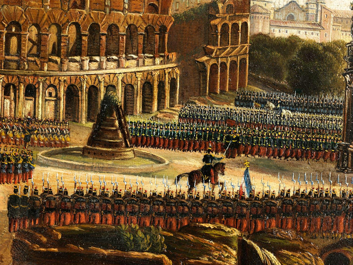 Detailabbildung: F. Petraglia, Maler des 19. Jahrhunderts