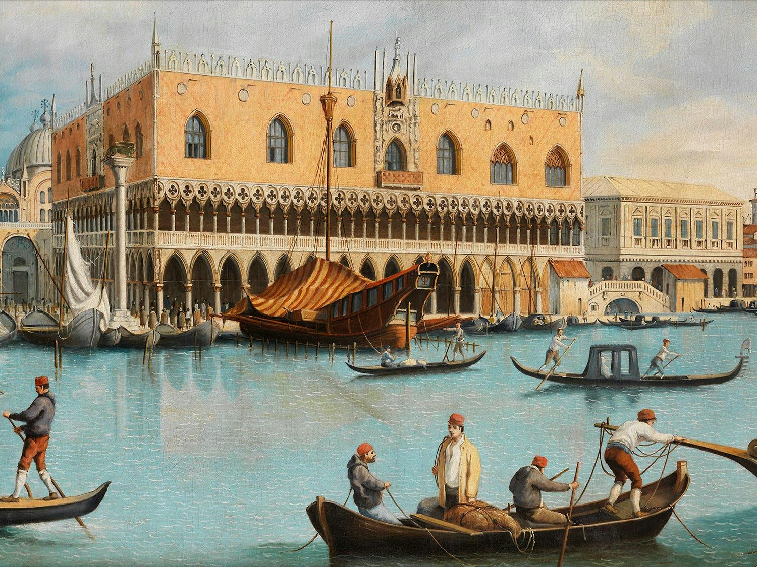 Detailabbildung: Venezianischer Maler des 19./ 20. Jahrhunderts
