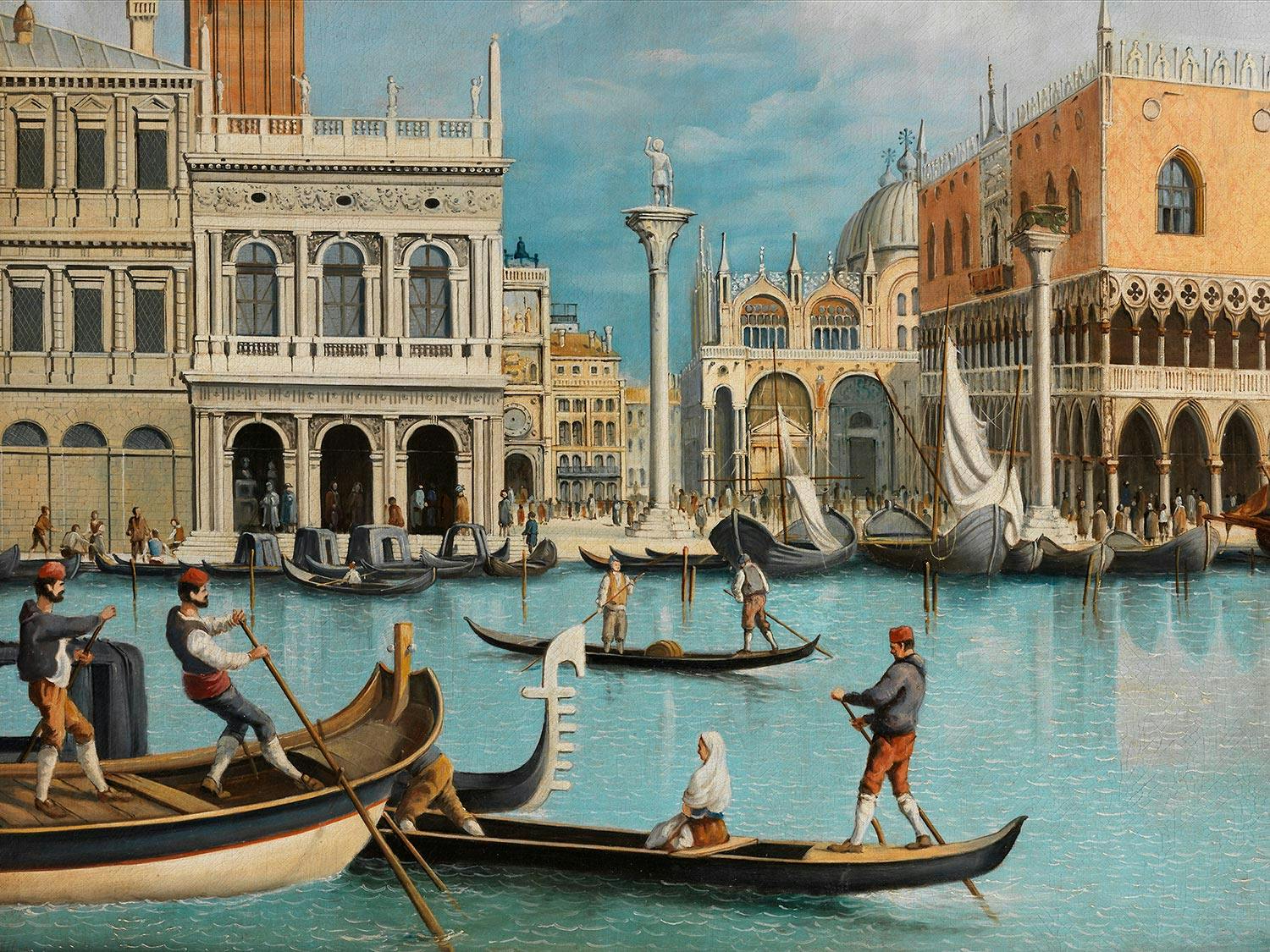 Detailabbildung: Venezianischer Maler des 19./ 20. Jahrhunderts