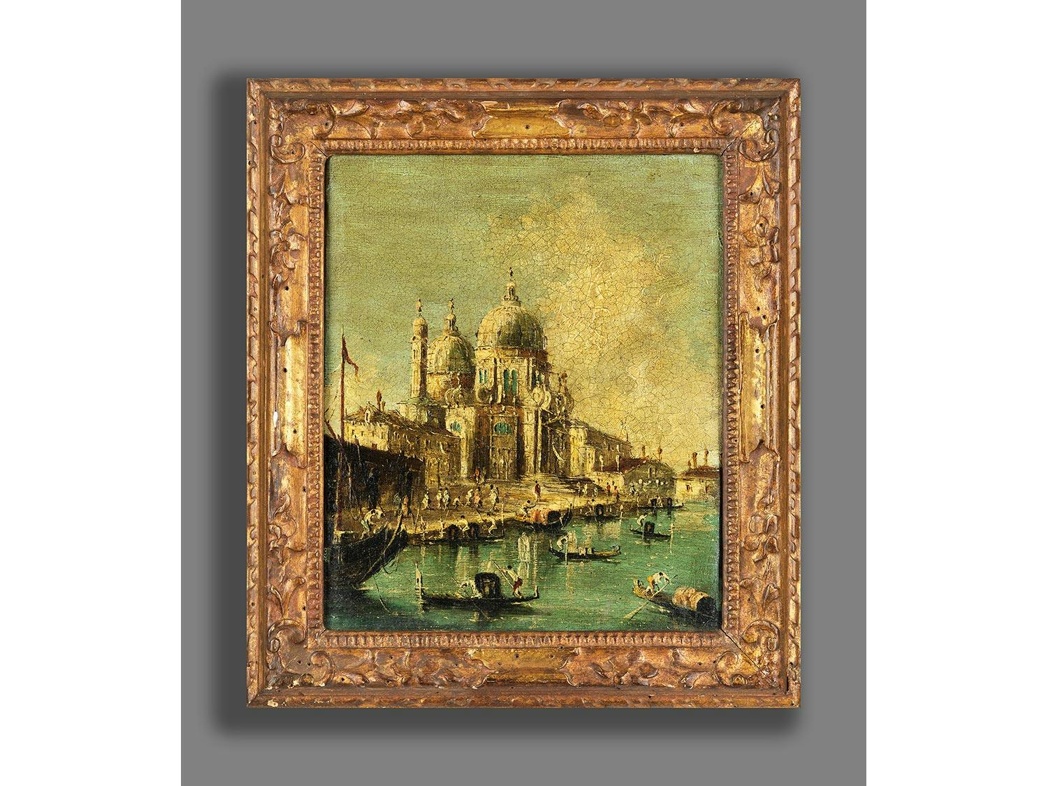 Detailabbildung: Venezianischer Maler des 19./ 20. Jahrhunderts, Nachfolge des Francesco Guardi (1712–1793)