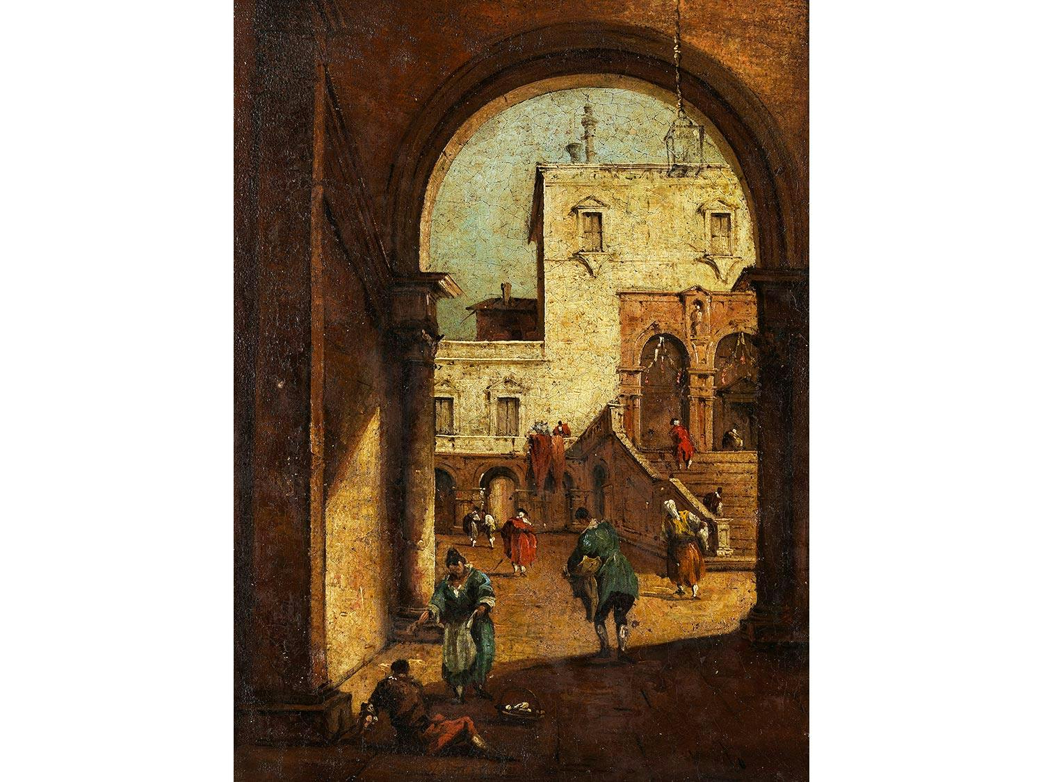 Detailabbildung: Giacomo Guardi, 1764 Venedig – 1835 ebenda