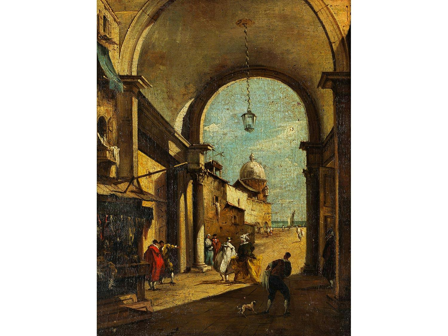 Detailabbildung: Giacomo Guardi, 1764 Venedig – 1835 ebenda