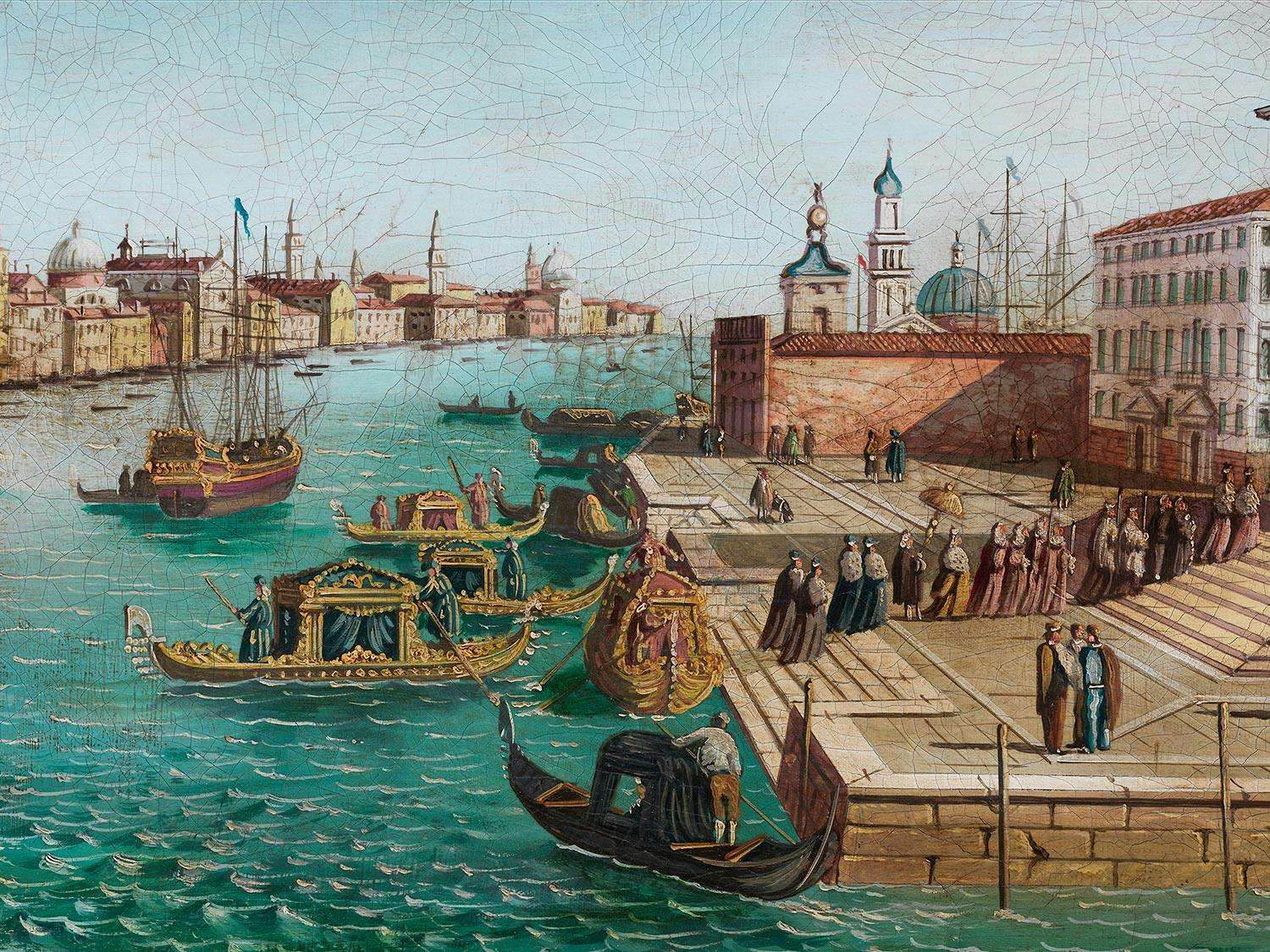 Detailabbildung: Venezianischer Maler des 19./ 20. Jahrhunderts