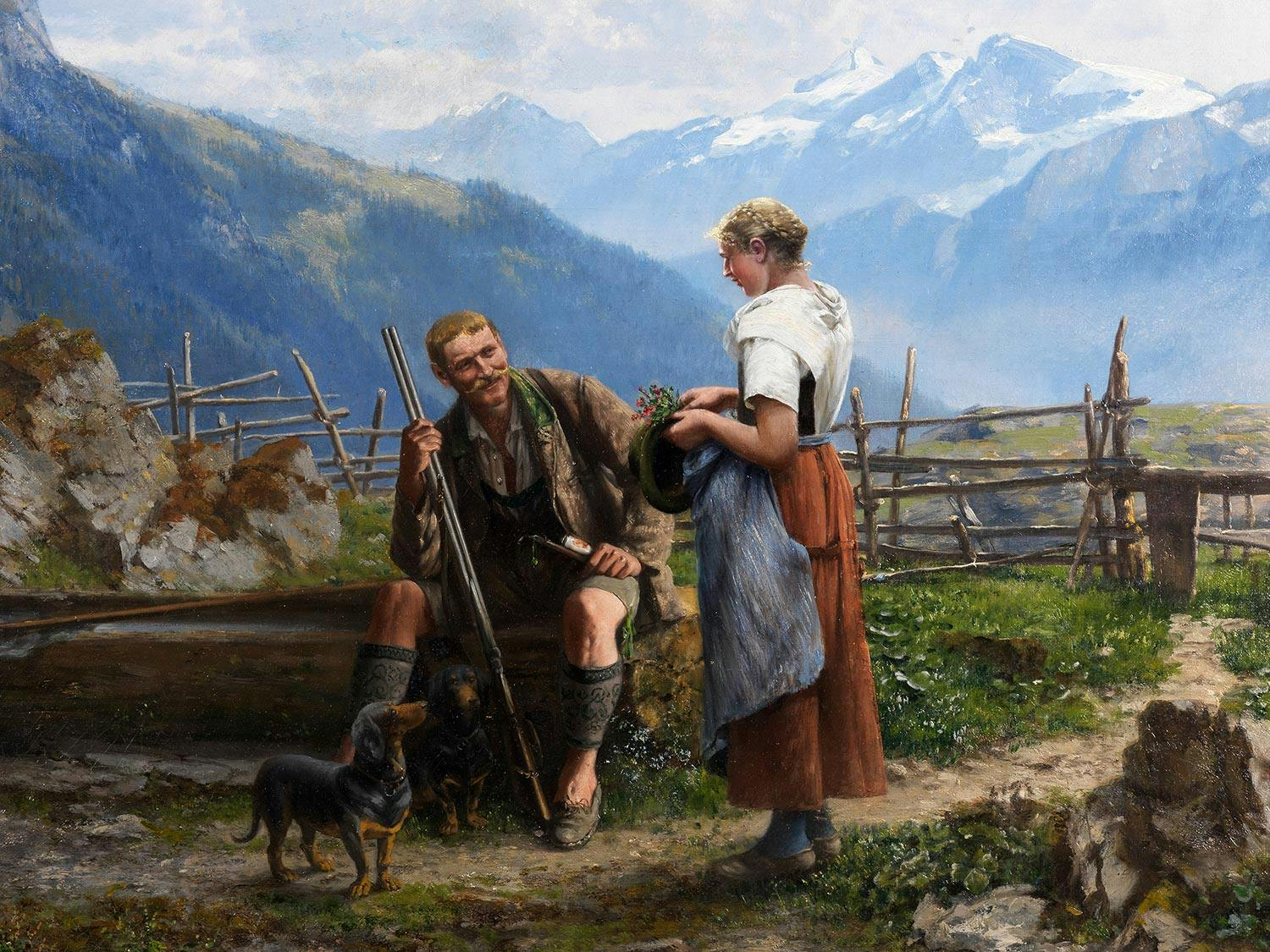 Detailabbildung: Johann Adalbert Heine, geb. um 1850