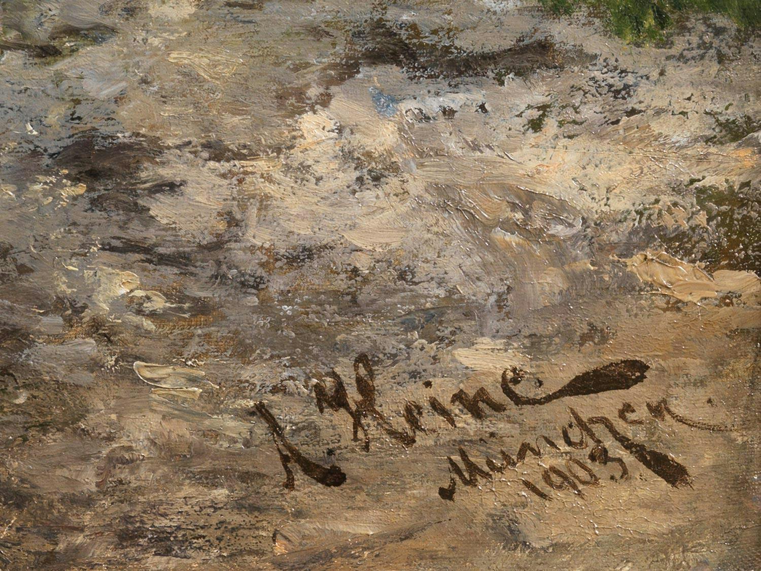 Detailabbildung: Johann Adalbert Heine, geb. um 1850