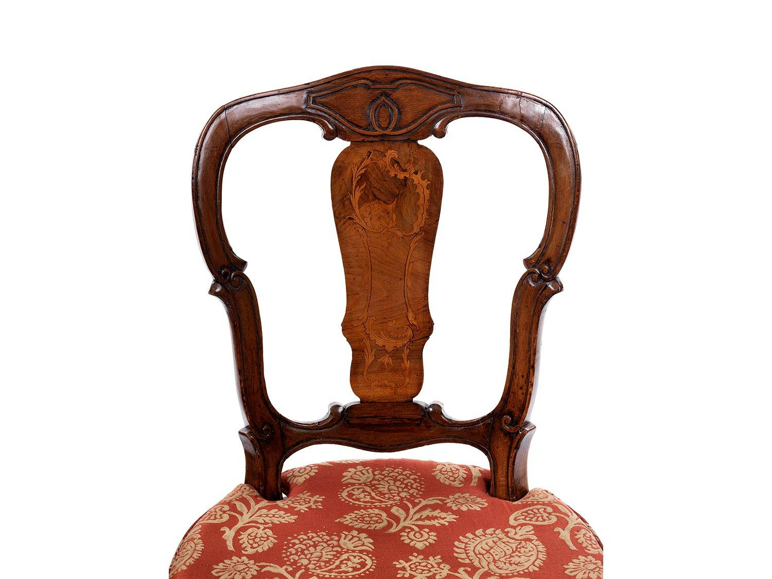 Detailabbildung: Vier Louis XV-Stühle