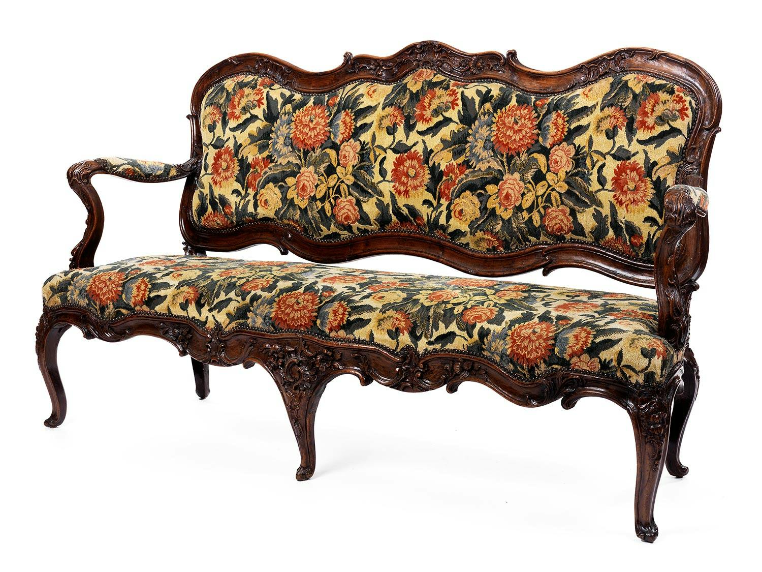 Detailabbildung: Genueser Louis XV-Sofa