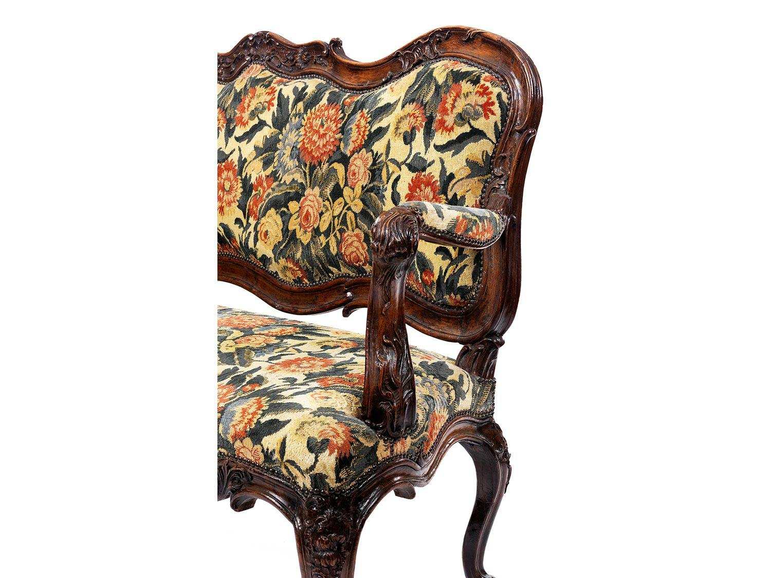 Detailabbildung: Genueser Louis XV-Sofa