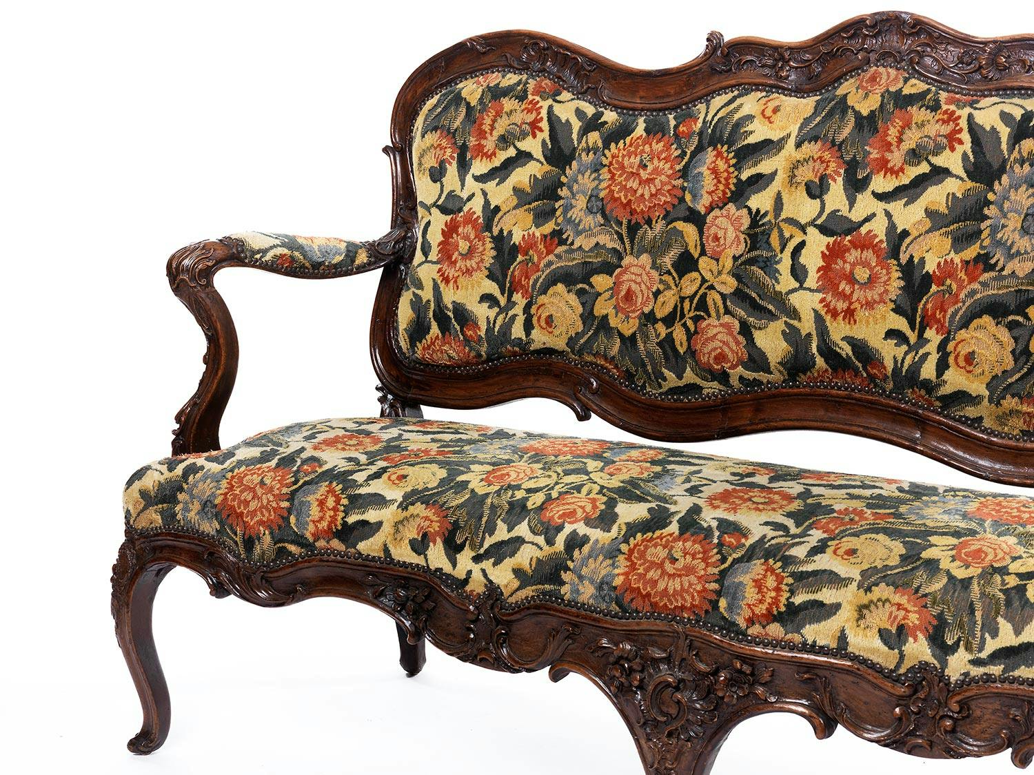 Detailabbildung: Genueser Louis XV-Sofa