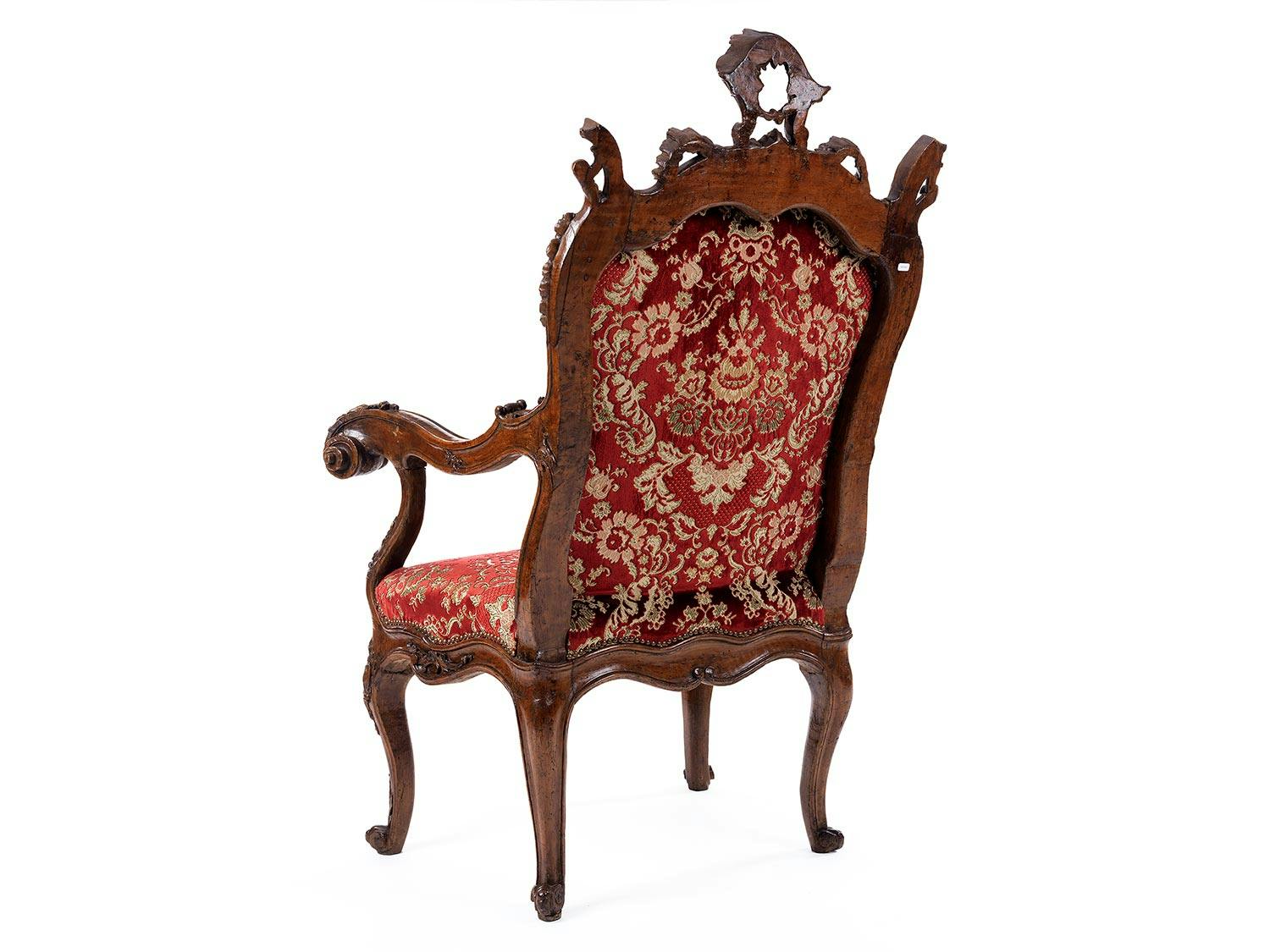Detailabbildung: Venezianischer Thronsessel