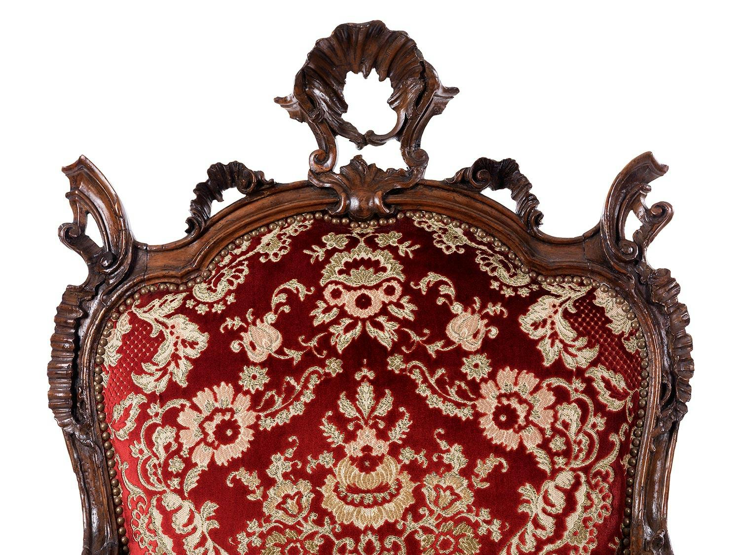 Detailabbildung: Venezianischer Thronsessel