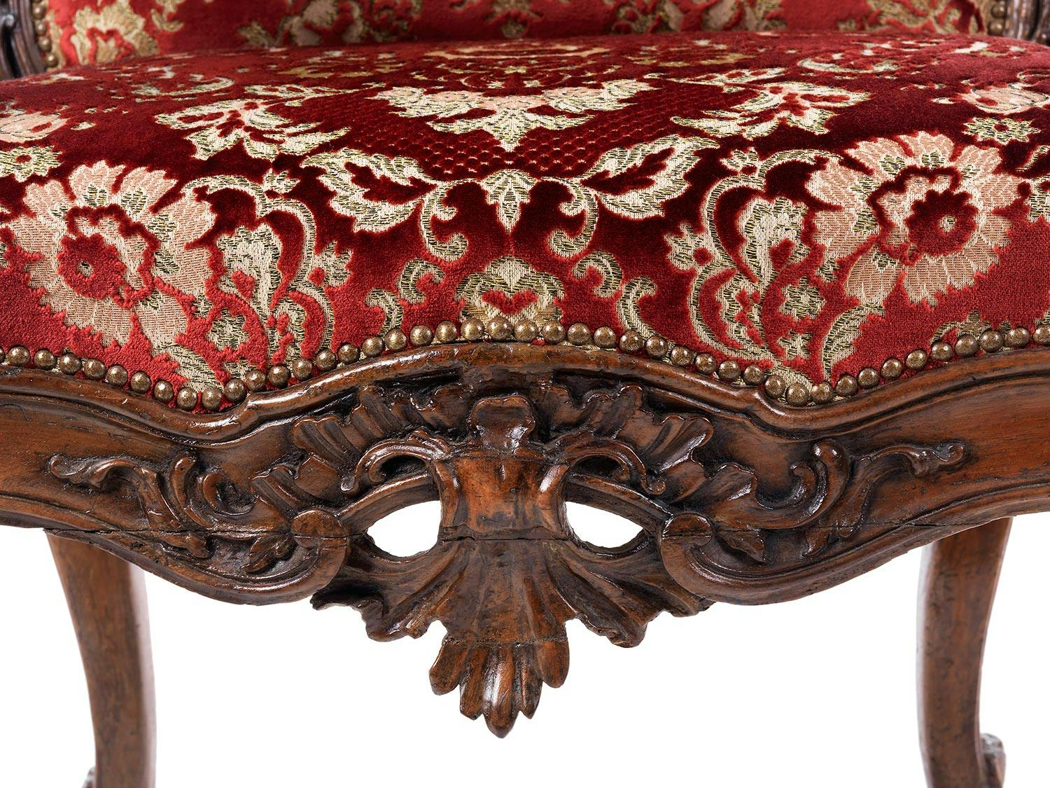 Detailabbildung: Venezianischer Thronsessel