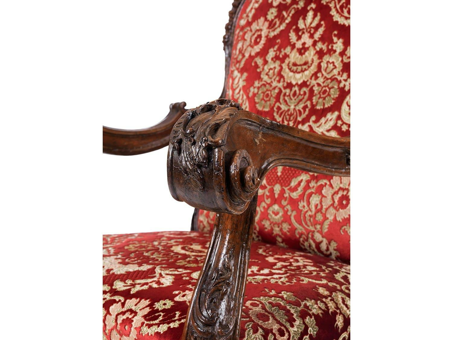 Detailabbildung: Venezianischer Thronsessel