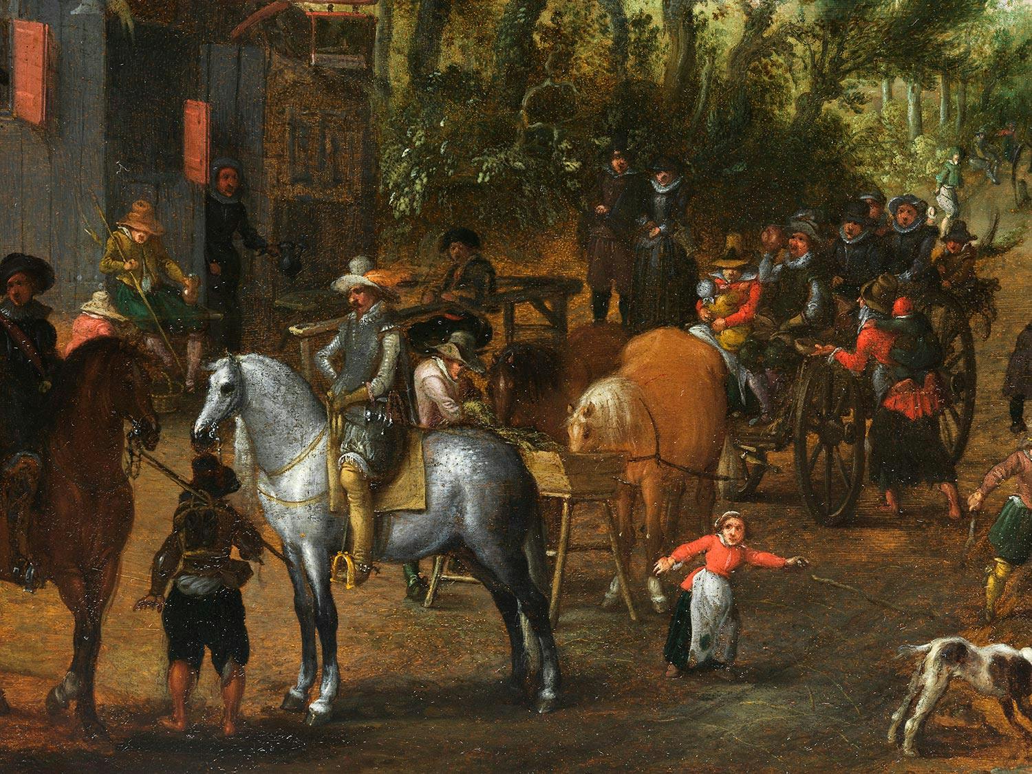Detailabbildung: Sebastian Vrancx, 1573 Antwerpen – 1647 ebenda