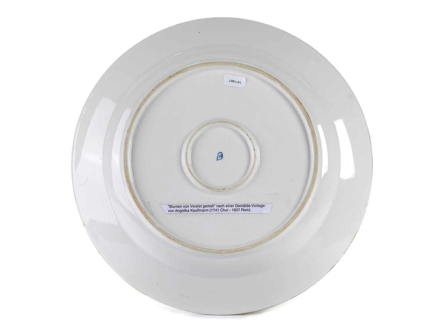 Detailabbildung: Teller mit Angelika Kauffmann-Motiv