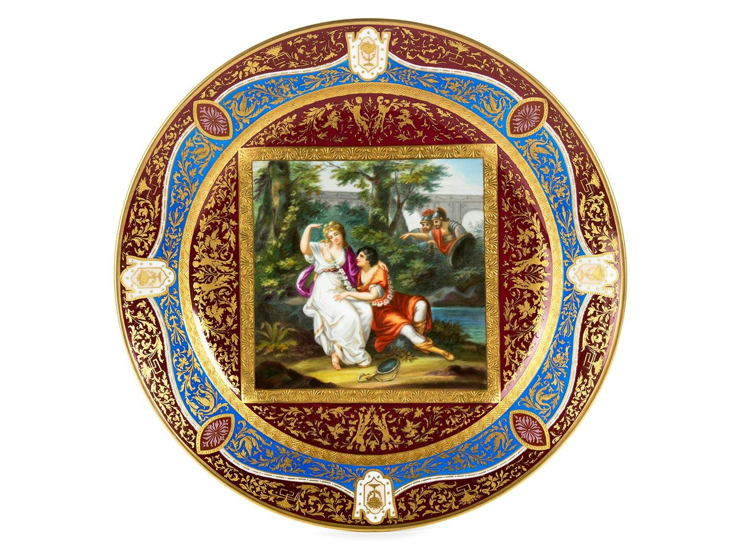 Teller mit Angelika Kauffmann-Motiv
