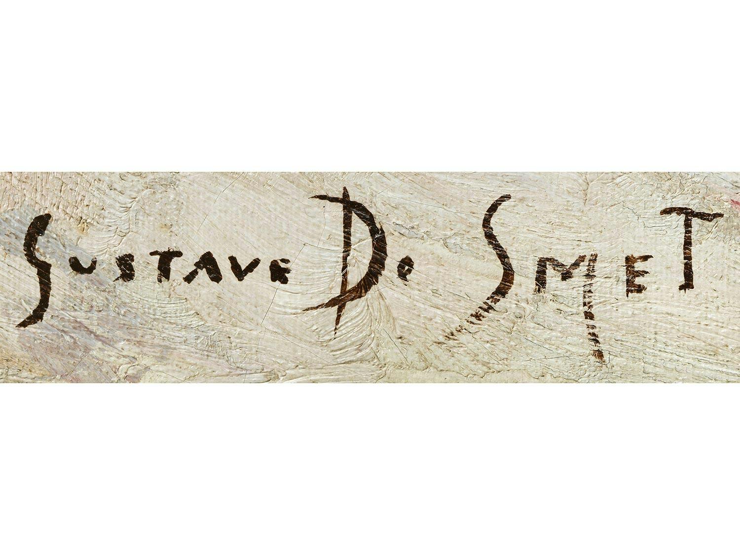 Detailabbildung: Gustave de Smet, 1877 Gent – 1943 Deurle, zug.