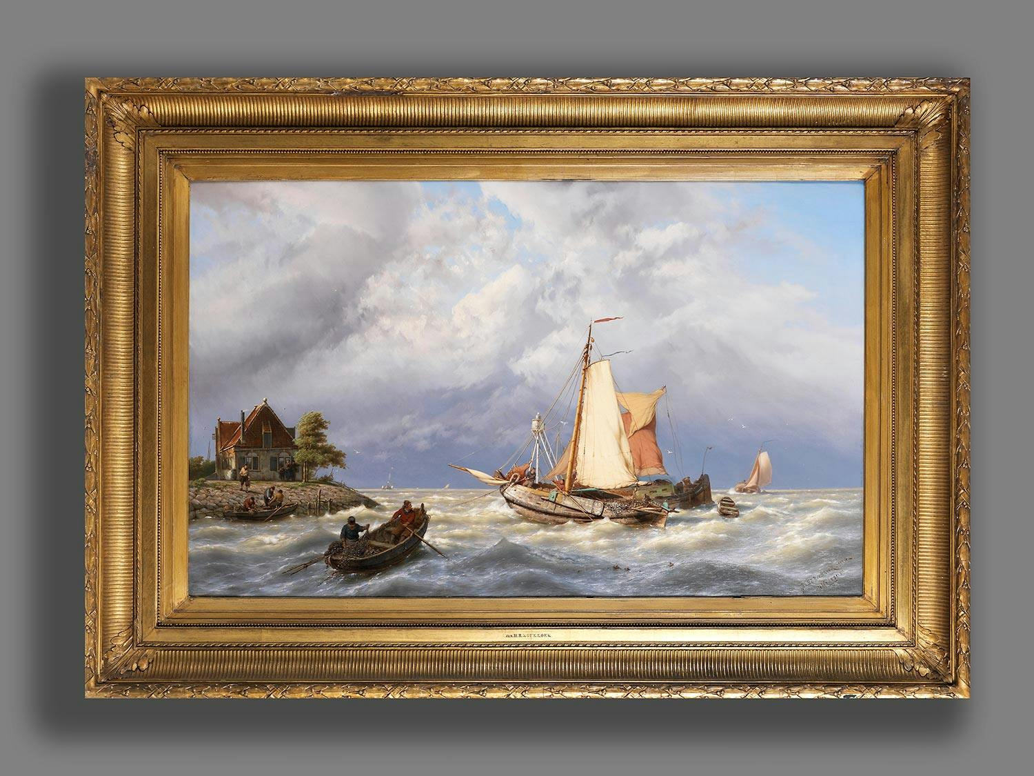 Detailabbildung: Jan Hermann Barend Koekkoek, 1840 Amsterdam – 1912 Hilversum