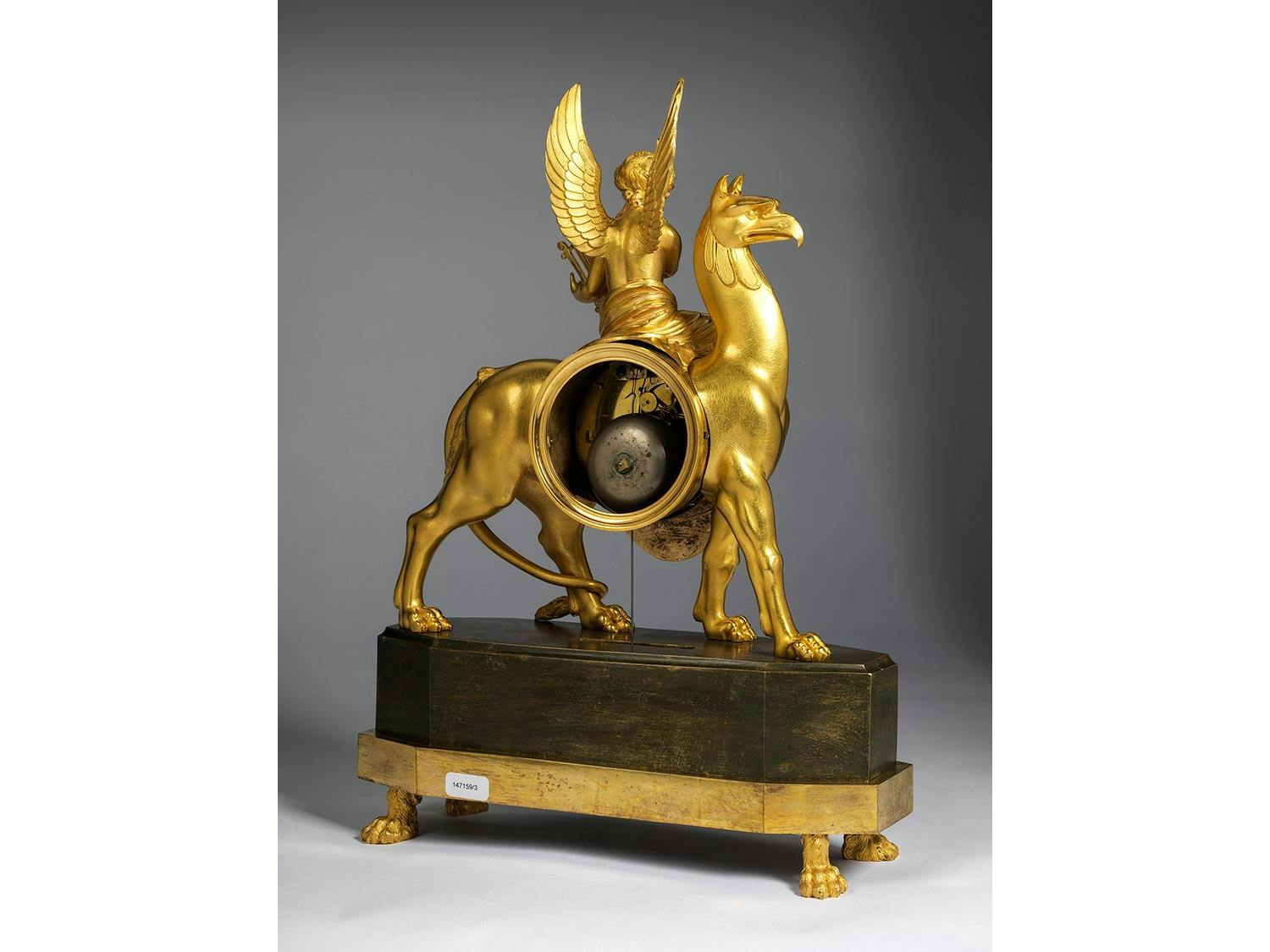 Detailabbildung: Bedeutende Kaminuhr des Directoire von Piolaine, Paris