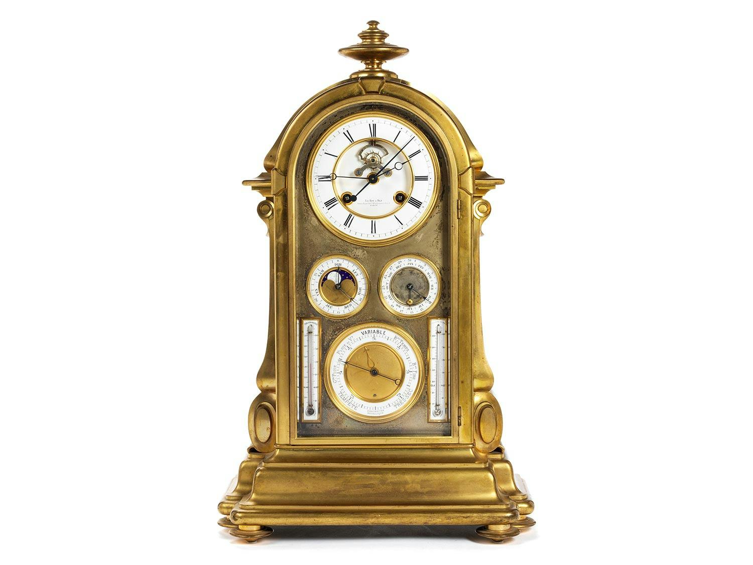 Außergewöhnliche Pariser Pendule mit Schaltjahrwerk