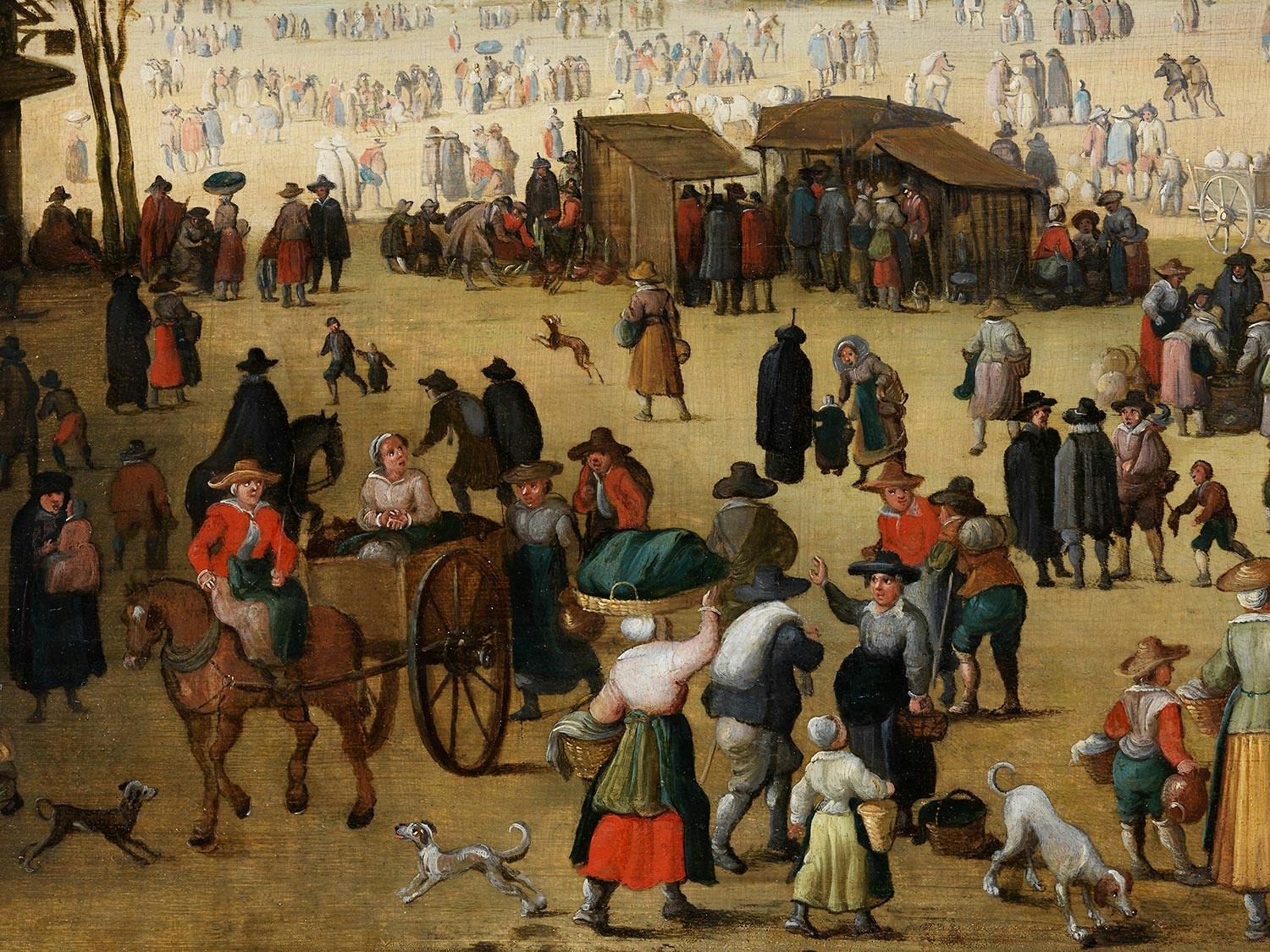 Detailabbildung: Philips de Momper, 1564 – 1634 Antwerpen, zug.