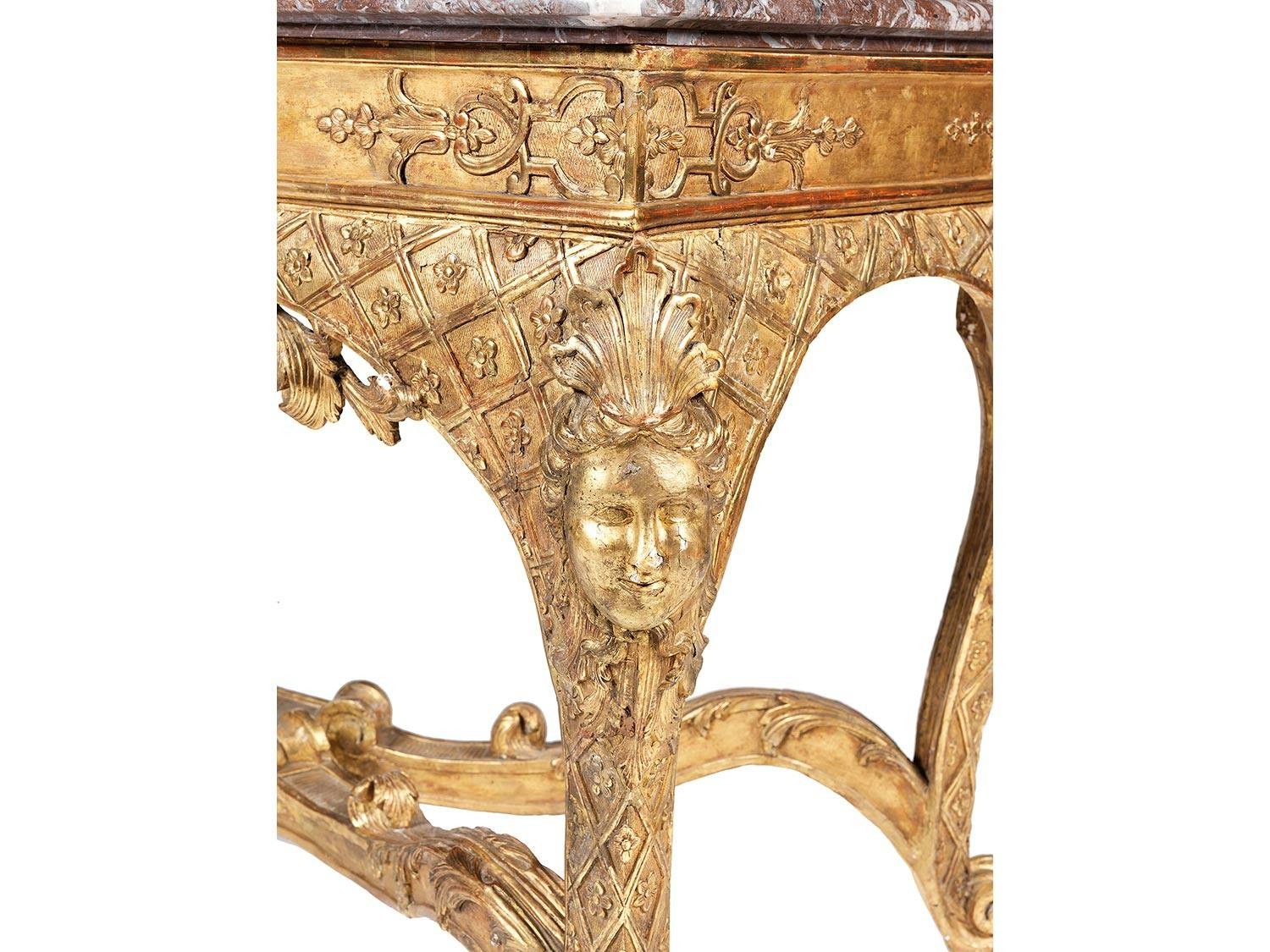 Detailabbildung: Großer Régence-Konsoltisch