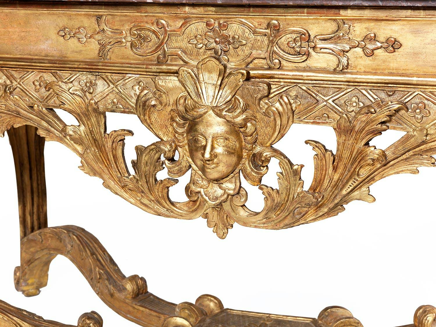 Detailabbildung: Großer Régence-Konsoltisch