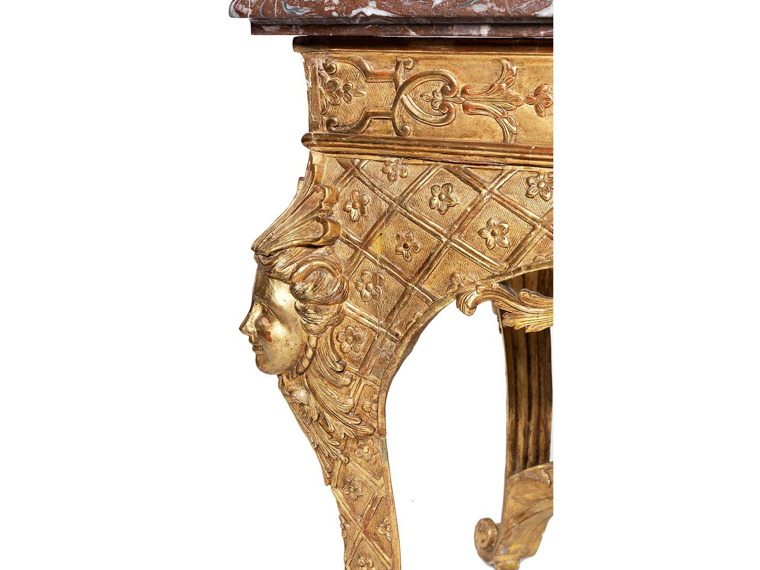 Detailabbildung: Großer Régence-Konsoltisch