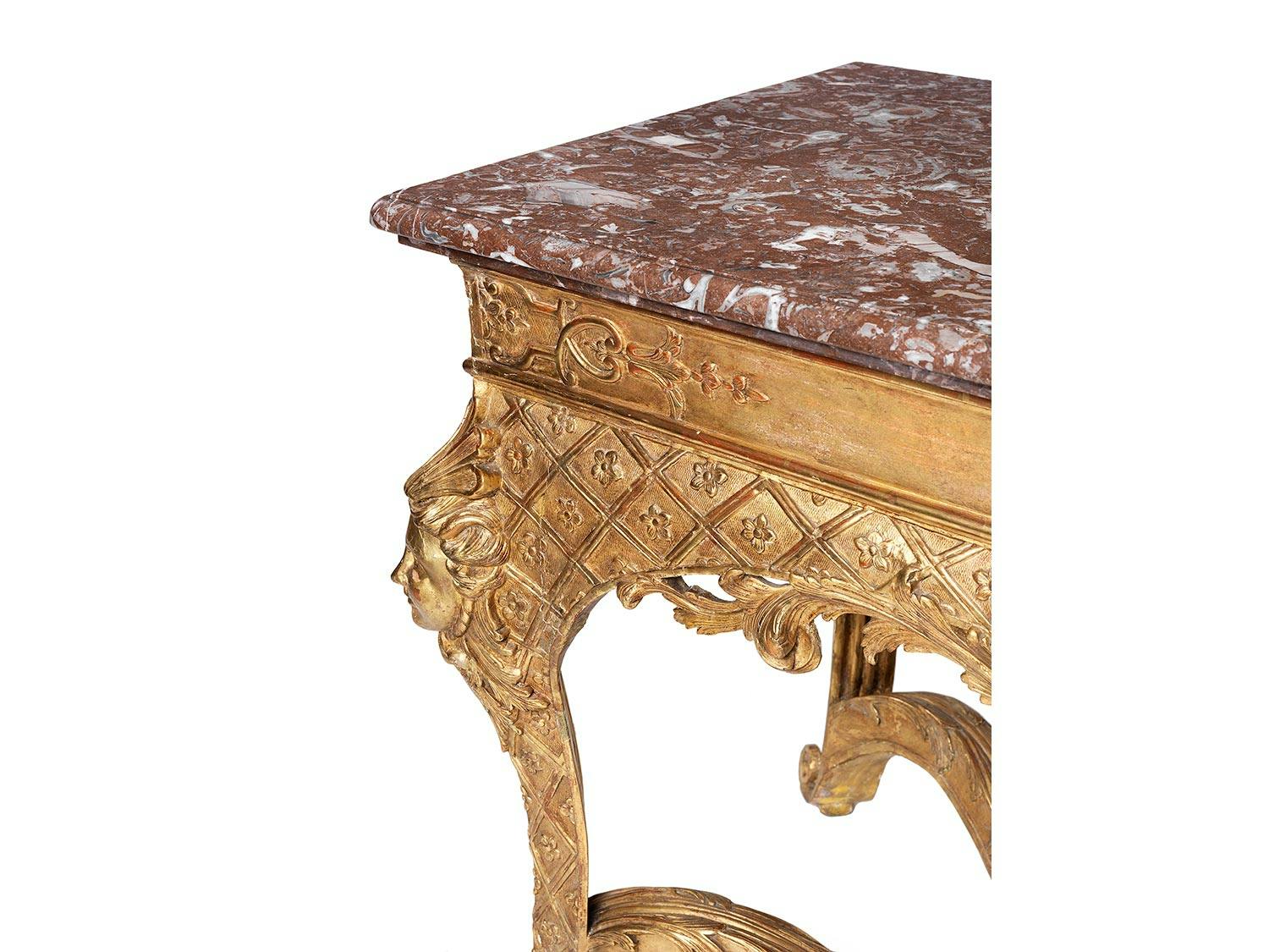 Detailabbildung: Großer Régence-Konsoltisch