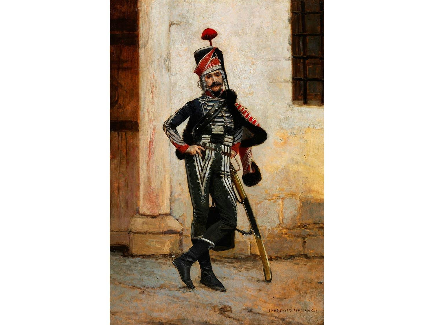 Detailabbildung: François Flameng, 1856 Paris – 1923 ebenda