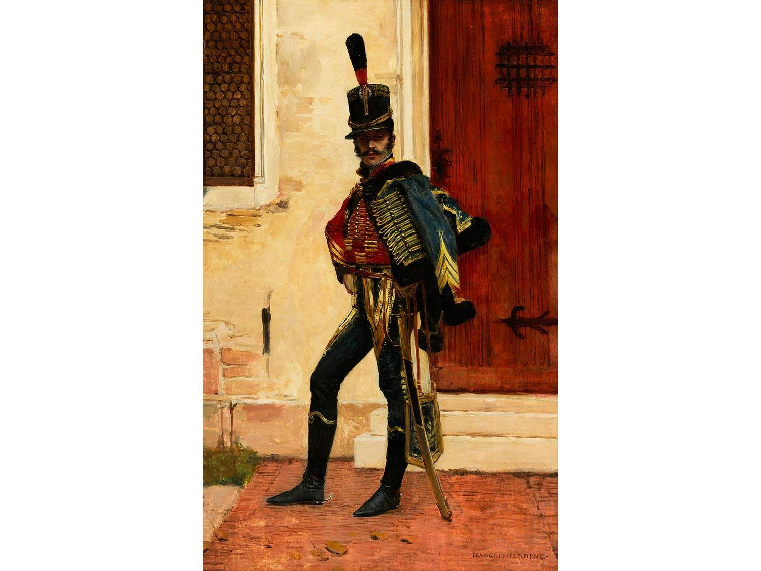 Detailabbildung: François Flameng, 1856 Paris – 1923 ebenda