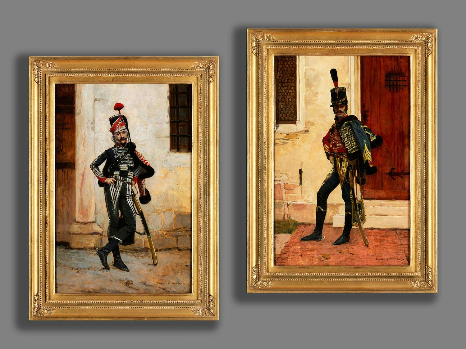 Detailabbildung: François Flameng, 1856 Paris – 1923 ebenda