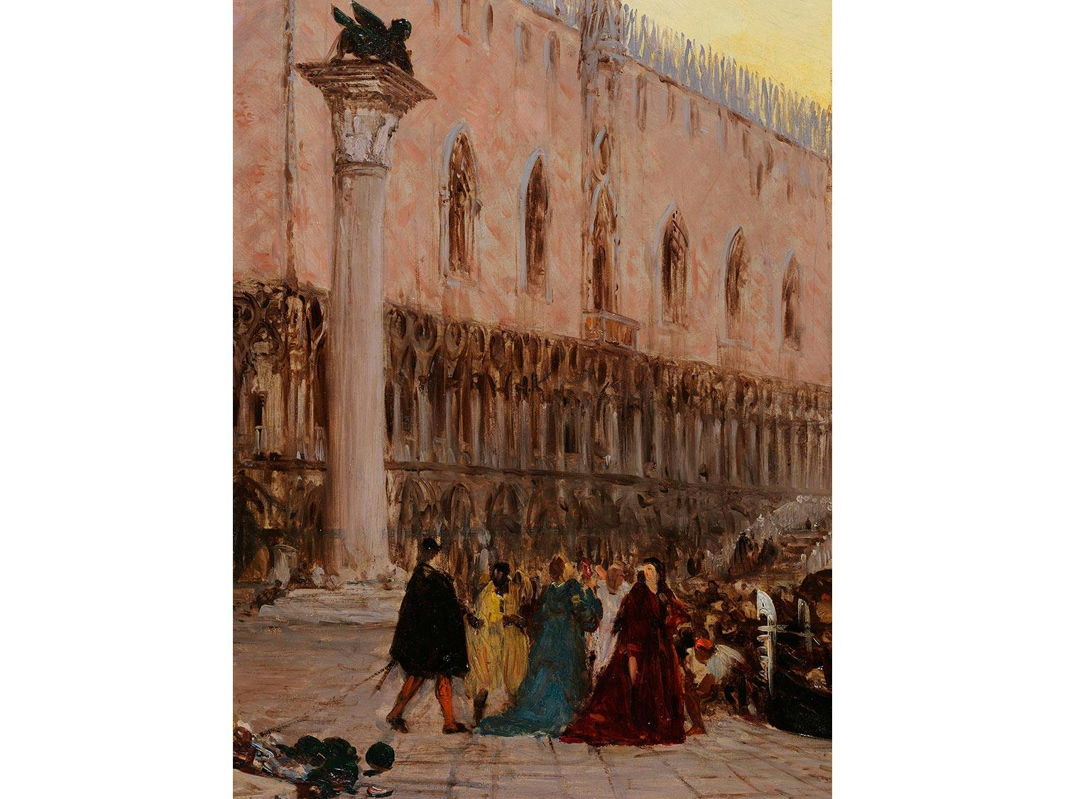 Detailabbildung: Félix Ziem, 1821 Beaune – 1911 Paris