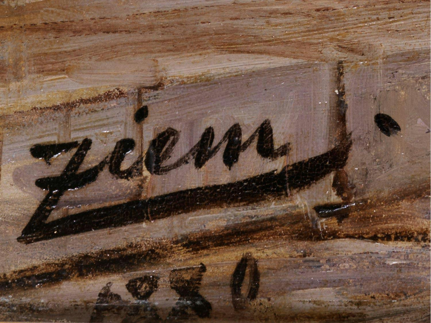 Detailabbildung: Félix Ziem, 1821 Beaune – 1911 Paris