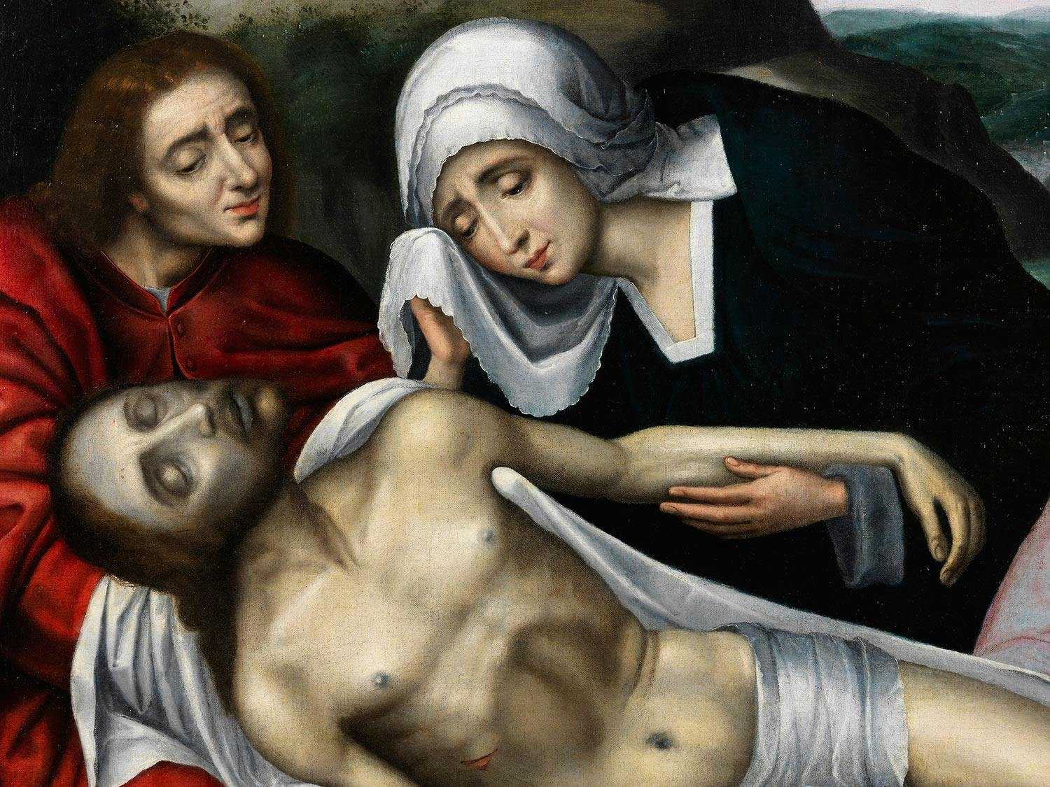 Detailabbildung: Jan Metsys, um 1510 Antwerpen – um 1575 ebenda, Werkstatt des