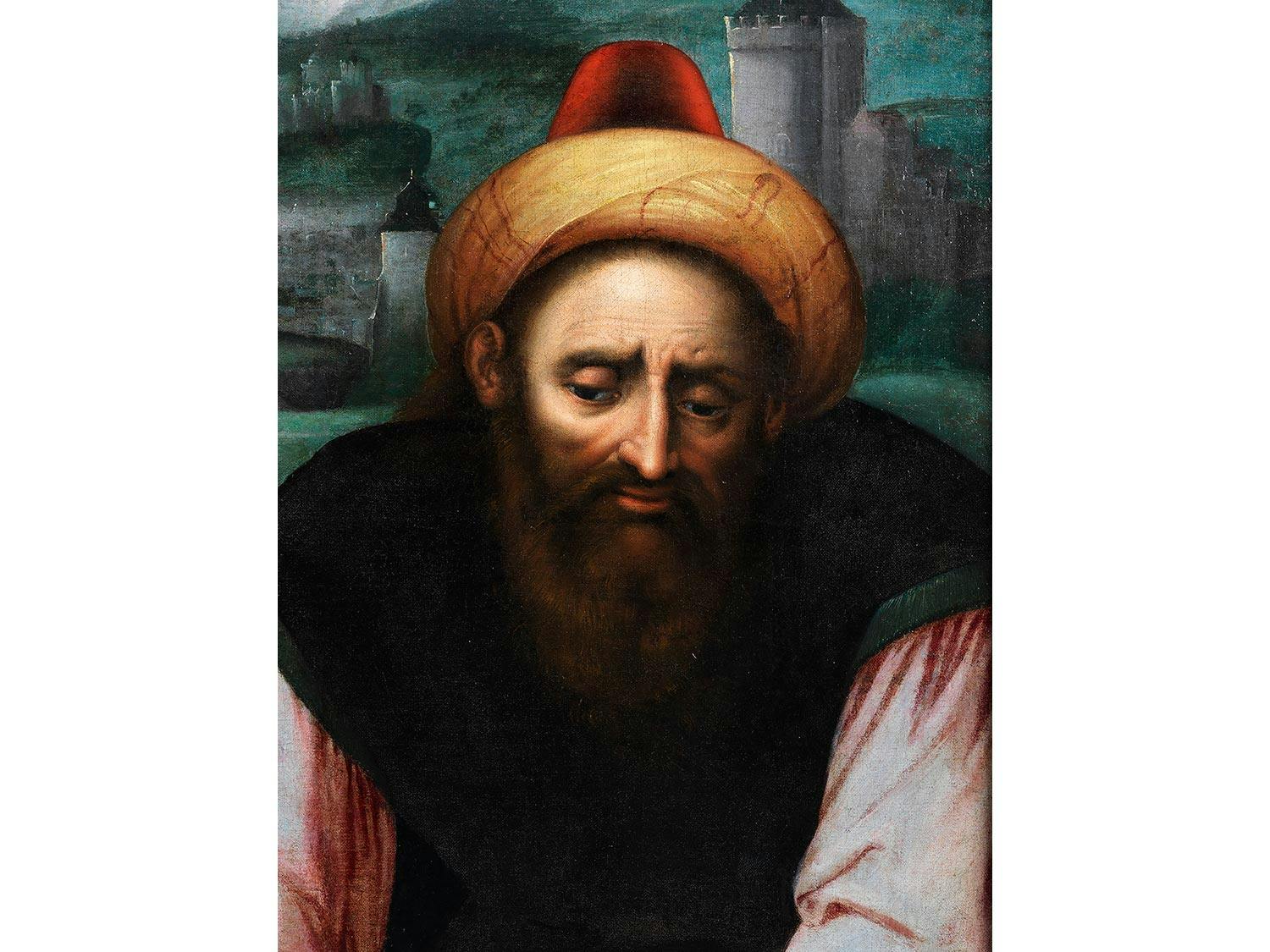 Detailabbildung: Jan Metsys, um 1510 Antwerpen – um 1575 ebenda, Werkstatt des